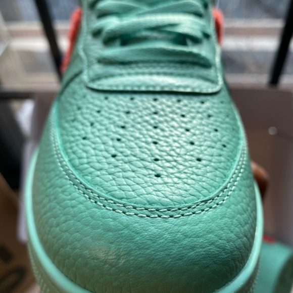 John Geiger Gf-01 peppled leather teal/orange - Picture 2 of 12